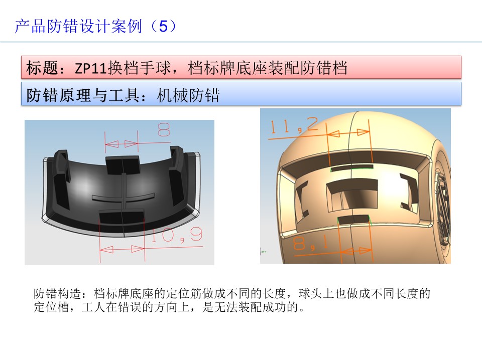 設計開發(fā)過程的防呆防錯（POKA-YOKE）設計案例6