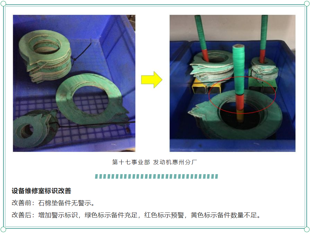 比亞迪工廠車間5S管理改善前后對(duì)比圖9